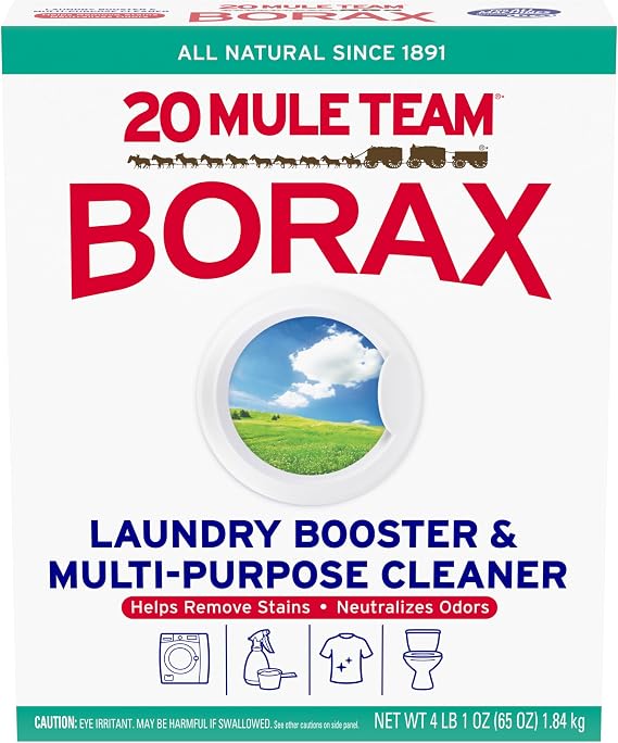 Borax 20 Mule Team Detergent Booster, 65 Oz.