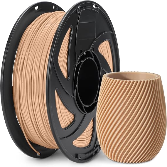 Petg Filament 1.75 tan,Light Brown Matte 3D Printing Filament 1.75mm