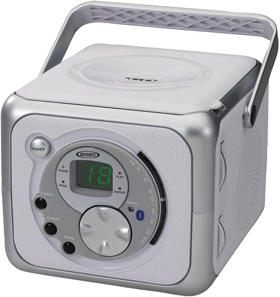 Portable Bluetooth Music System with CD