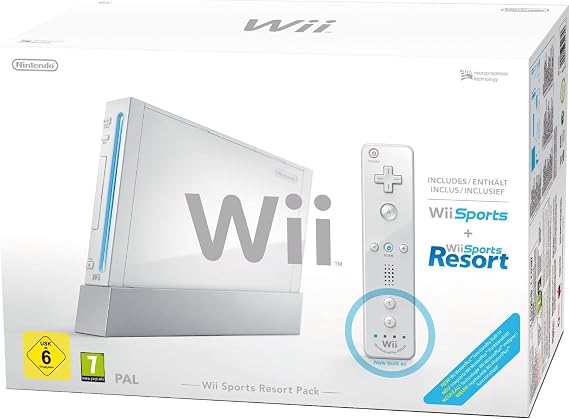 Wii Console (White version) including Sports Resort