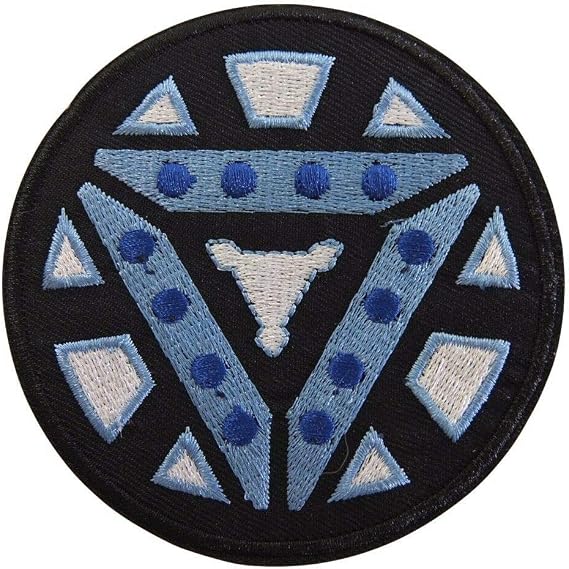 Iron Man Tony Stark's Arc Reactor Embroidered Patch