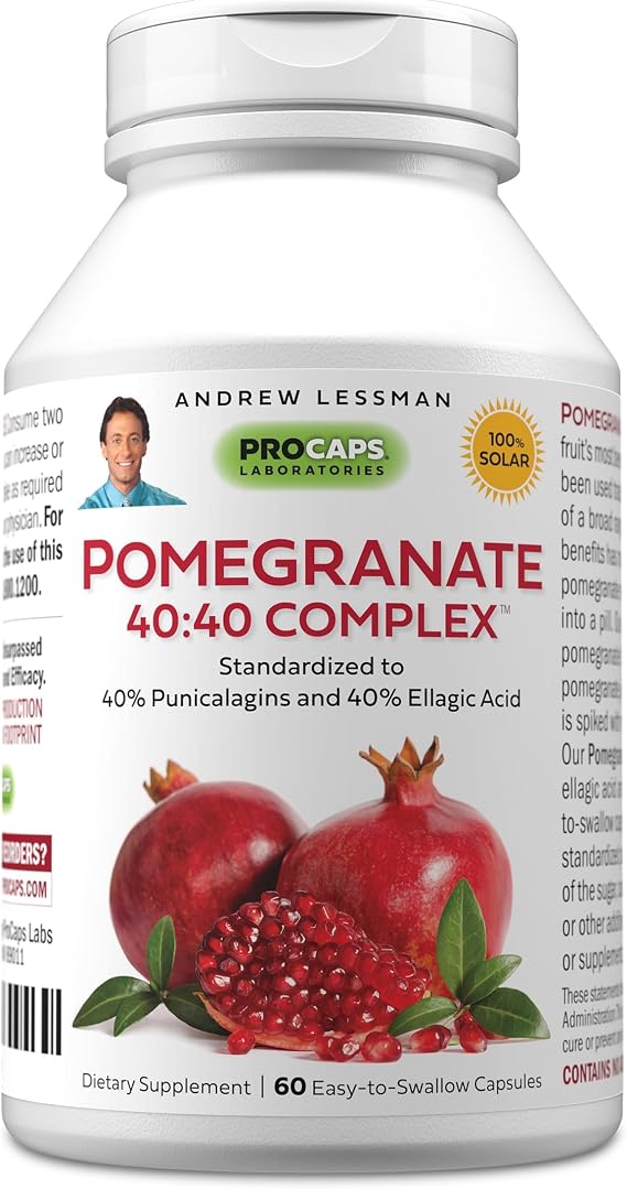 ANDREW LESSMAN ProCaps Pomegranate 40-40 Complex,60 Capsules