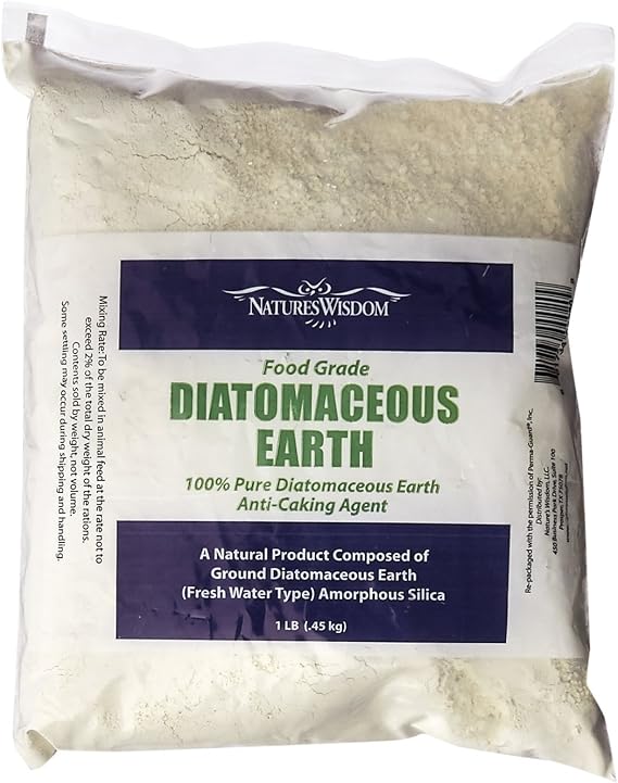 Natures Wisdom NW020 Food Grade Diatomaceous Earth 1-Pound