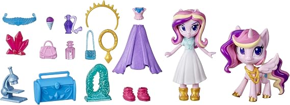 My Little Pony Equestria Girls Princess Cadance Crystal Festival Potion Princess - 3-Inch Mini Doll and Toy Pony Figure with 20 Accessories