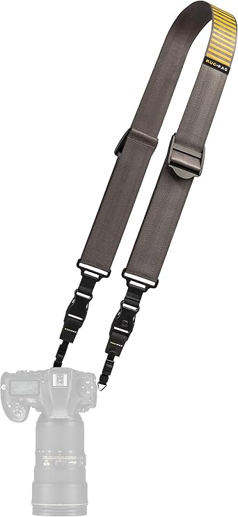 Slide Camera Strap (Grey/Gold)