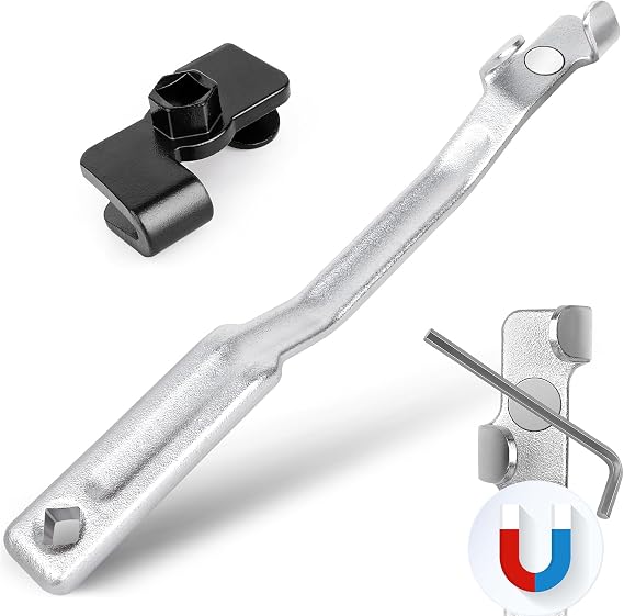 Fasouna UPGRADED Wrench Extender Tool Bar with Magnet - Universal Offset Wrench Extension with 1/2 Inch Drive & 21mm for Torque Adapter, Garage Repair, Automotive, Stubborn Screws