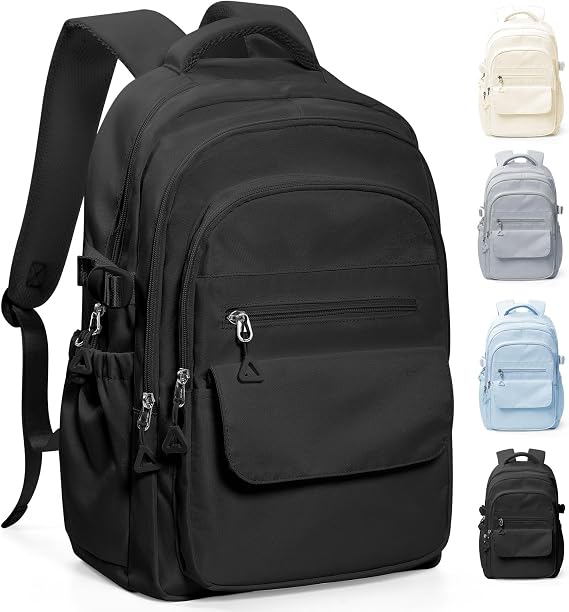 HYC00 School Backpack for Girls Boys High Middle School Bag Teen Rucksack