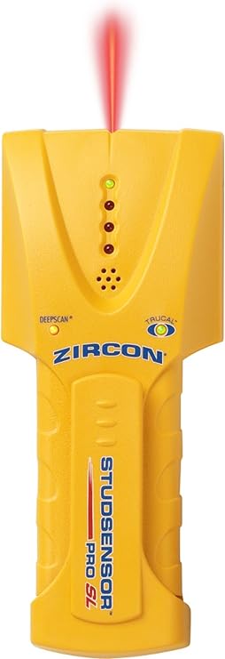 Zircon StudSensor Pro SL Edge Finder Deep-Scanning Stud Finder with SpotLite Pointing System