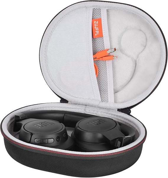 JBL Live 770NC/670NC/660NC/650BT/460NC/400BT/500BT ve JBL Tune 770NC/710BT/720BT/700BT/750BT/750BT/520BT/510BT/760NC/660NC/50NC/500 için EVA Sert Kılıf 0/E45 BT Kablosuz Kulaklık (Gri)