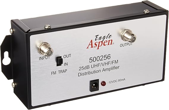 Eagle EASDISTAMP25GX 500256 Distamp 25GX 25dB Distribution Amplifier,SILVER