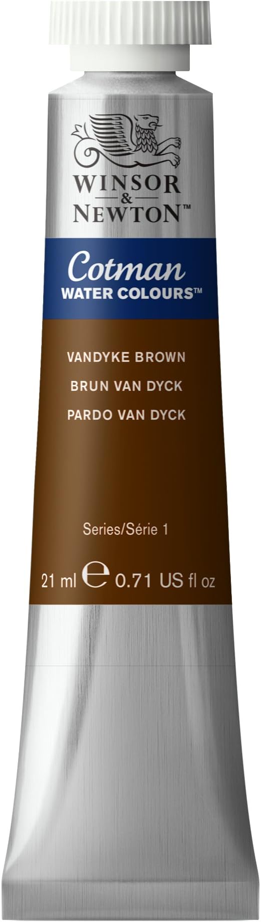 Winsor & Newton Cotman Watercolor Paint, 21ml Tube, Vandyke Brown