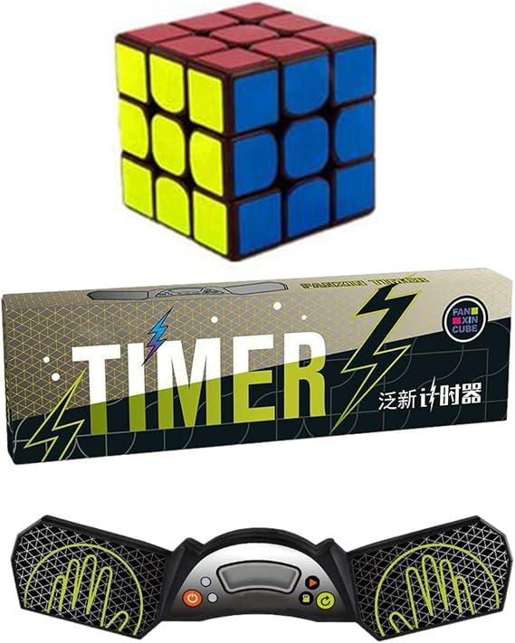 SAEYZ 2 Pcs Stack Competition Timer | Game Occupation Cube Timer - Speed Timer with Display, Cube Timer Cube Fun Toy