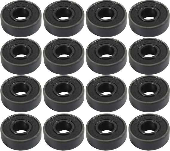 Amphetamine Inline Skate Speed Bearings Set of 16 Pre-Lubricated Hybrid Ceramic Double Shielded Servicable Bearing Pack for 8 Wheels