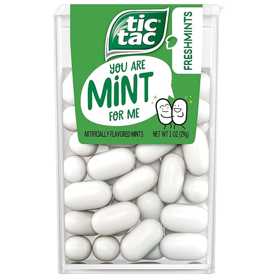 Tic Tac Freshmint Breath Mints, 1 oz (24 Count)