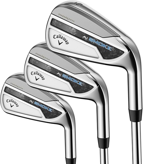 Callaway Golf Paradym AI Smoke Iron Set (Left Hand, 4-PW, Graphite, Light)