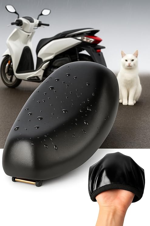 Vi Caro (835) Motorcycle Leather Saddle Cover Tarpaulin Compatible with Vespa Gts 300