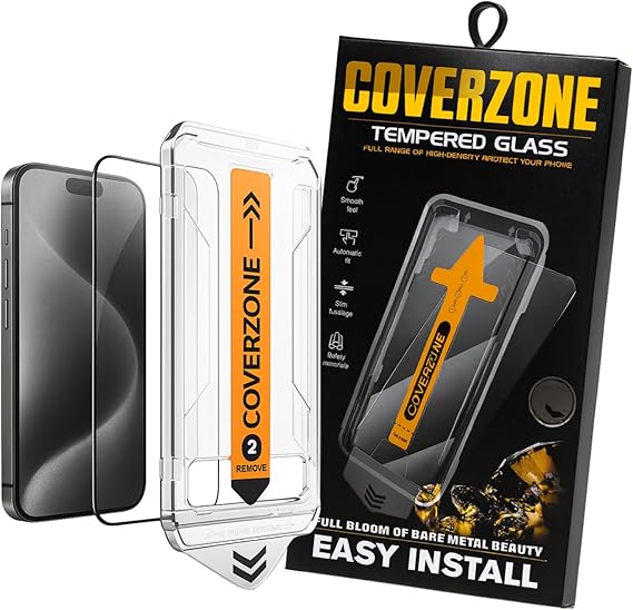 Coverzone İPhone 11 Pro Max İle Uyumlu Flexible Cam Ekran Koruyucu 3D Tam Kapsama Kolay Kurulum Aparatlı Easy İnstall 9H Sertlik Çizilmeye Dayanıklı Pürüzsüz Dokunuş