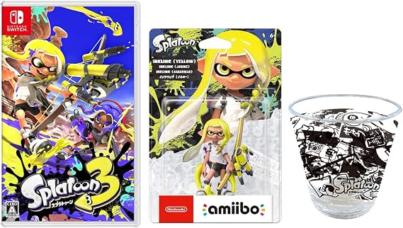 オリジナル輸送箱で配送スプラトゥーン3 -Switch ＋amiibo インクリングイエロースプラトゥーンシリーズ アクリルタンブラー 同梱