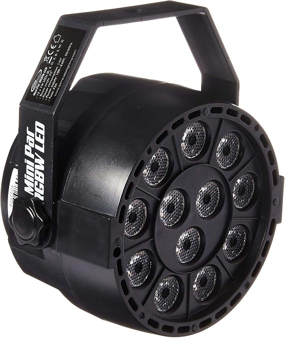 Eliminator Mini Par RGBW LED DMX Par Wash Light For DJ/Stage/Clubs/Bars/Events