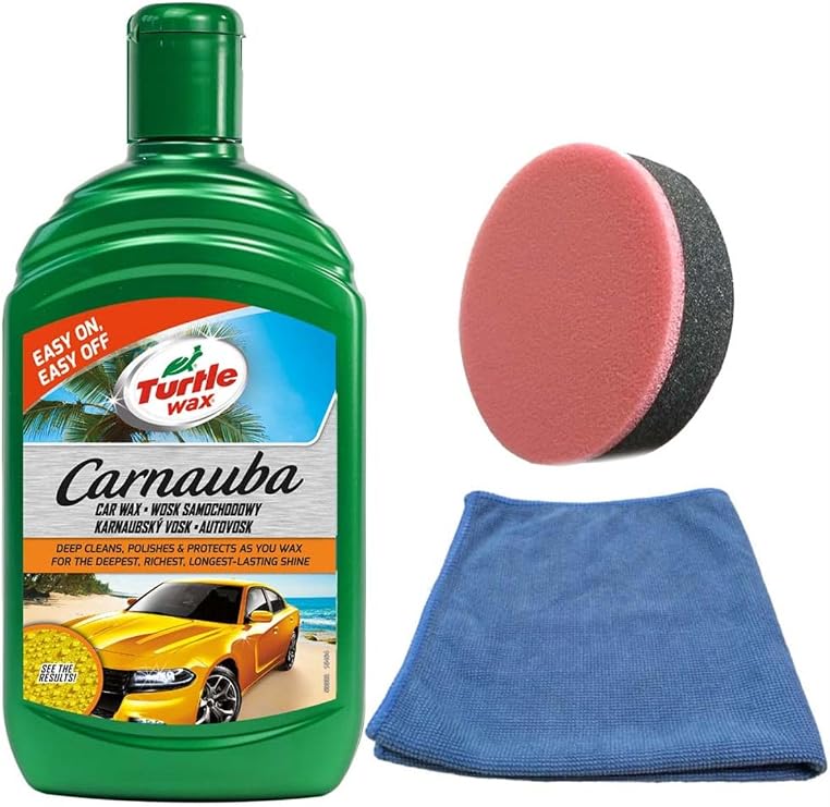 Turtle Wax Carnauba Cila, Sünger, Bez