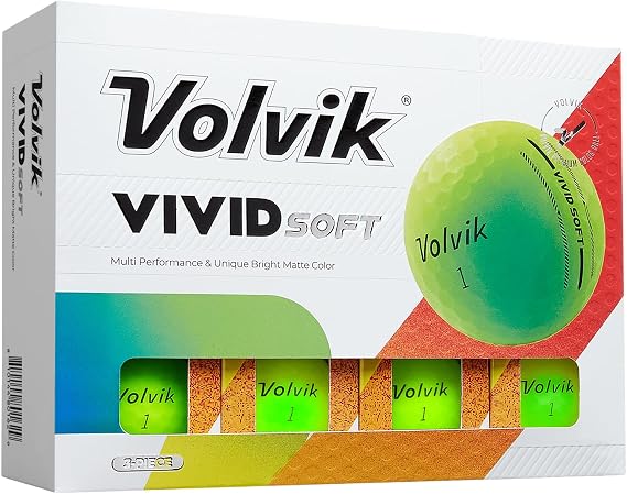 Soft Vivid Golf Balls by Volvik USA
