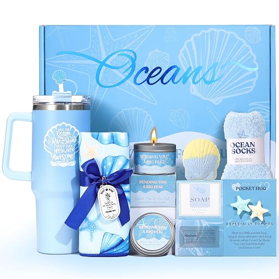 Self Care Gifts for Women,Ocean Birthday Gifts for Women,Spa Care Package
