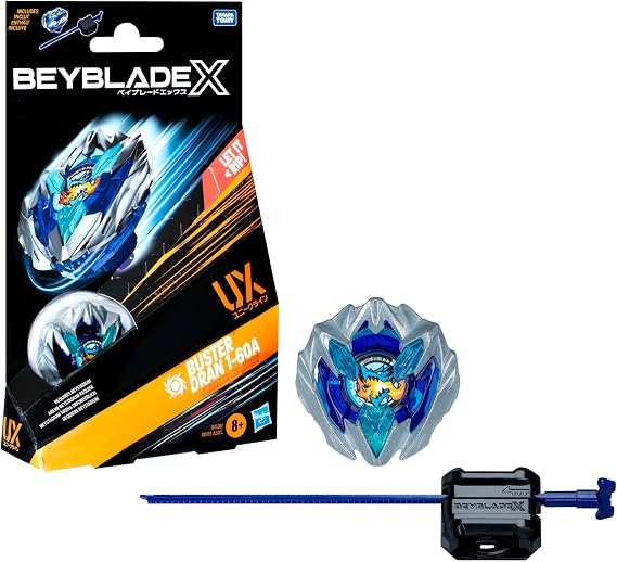 Hasbro Beyblade X Buster Dran 1-60A UX Başlangıç Paketi, Topaç ve Başlangıç Paketi