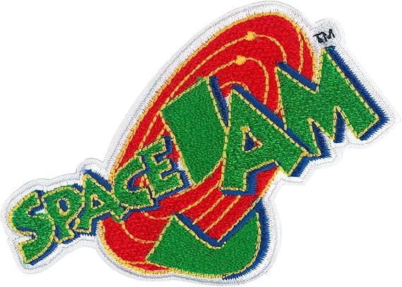 C&D Visionary Space Jam Logo Patch, Red, Green