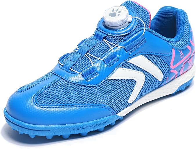 KELME Turf Indoor Soccer Futsal Shoes, TF Soccer Cleats for Kids Youth Boys