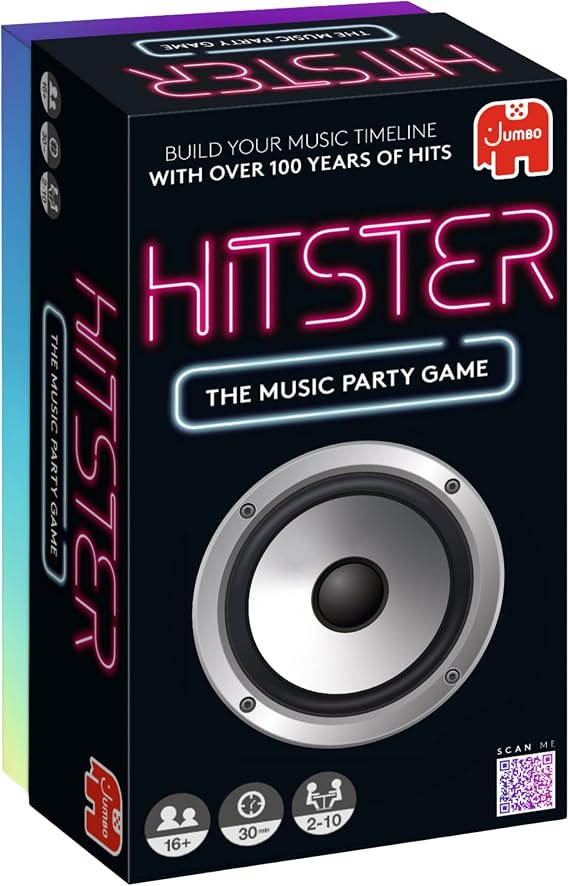 Hitster - The Ultimate Music Party Board Game, Quiz & Card Game for Adults