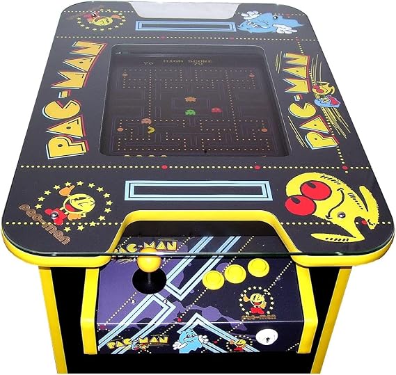 Jamma Multi Game Retro Arcade Cocktail Table Ready to Play - Pac Man Themed (60 Game Model)