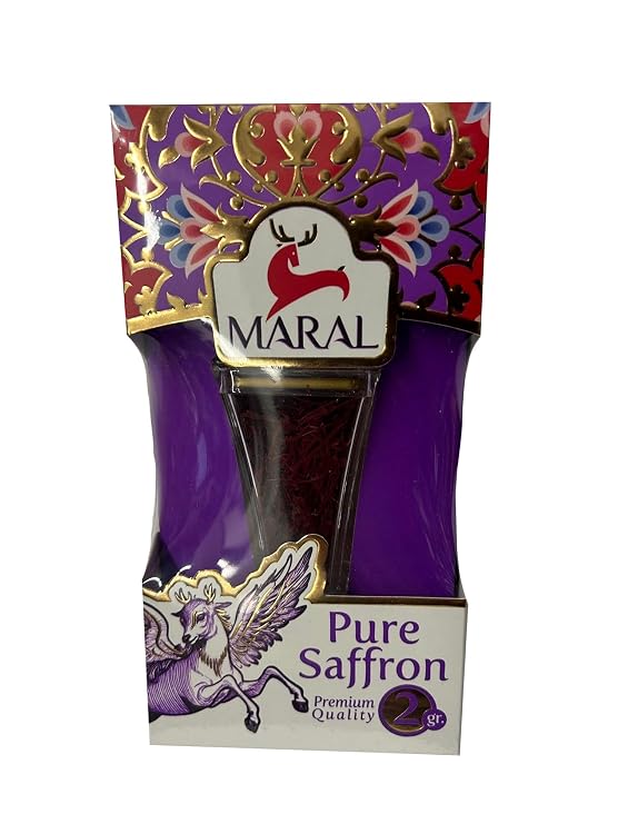 Maral Premium Pure Saffron, Grade A Sargol Threads, 2 Grams, All-Red Hand-Harvested Spice