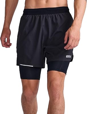 2XU - Aero 2-in-1 5 Shorts, Mens Shorts