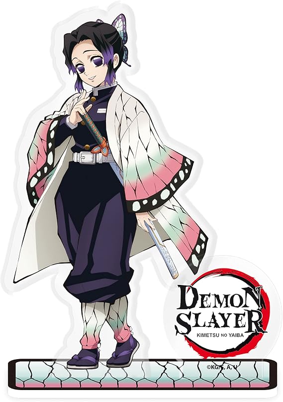 ABYSTYLE Demon Slayer Kimetsu no Yaiba Shinobu Kocho Acryl 4" Tall Acrylic Stand Model Figure Anime Manga Desktop Accessories Merch Gift