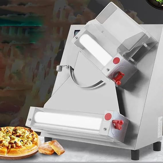 12/15Inch Pizza Dough Maker,Heavy-Duty Semi-Automatic Pizza Dough Press Machine, Pizza Press Machine,for Western Food Shops, Pastry Shops,15inches