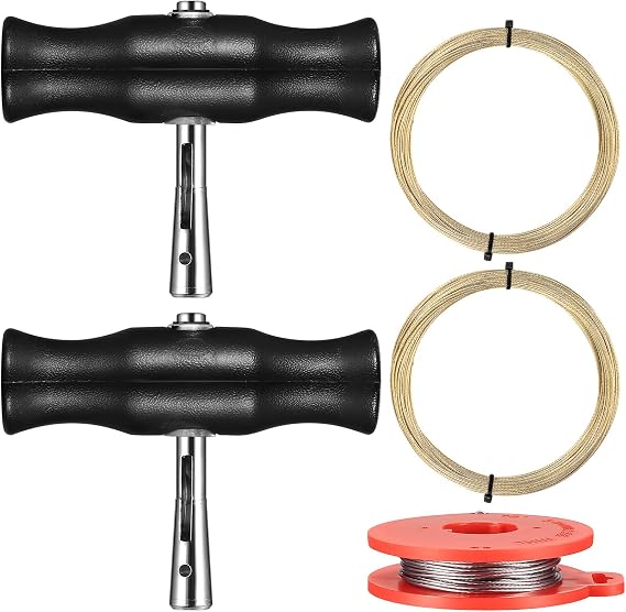 SHACHENH 5 Pcs Car Windshield Removal Tool, Windscreen Removal Tool Kit with Handle, Universal Car Windshield Kit, Inclu 3 Rolls Window Screen Cutting Wire