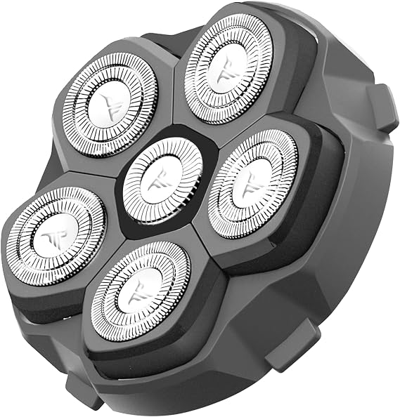 HUMMINGBIRD MK3 Stealth Edition Replacement Blade Head, Electric Head Shaver Genuine Blade Head Refill, Easy to Install, Magnetic 6-Blade Head, Flexible Hypoallergenic Stainless Steel Blades