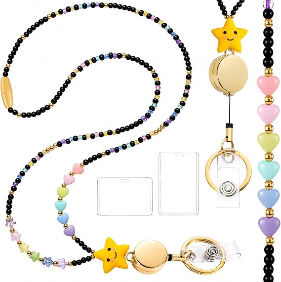 Teacher Gifts Lanyard for ID Badges with Breakaway Clasp Cute