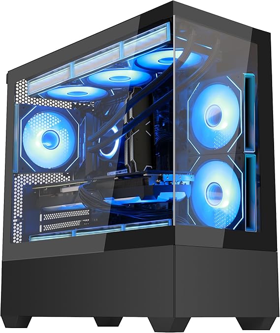Sunshine Gaming PC Intel Core i7-12700K 12-Core (8P+4E) 3.6 GHz, GeForce RTX 5060 8GB DLSS 4 GDDR7, 32GB DDR5 RAM,1TB PCIe SSD, Windows 11,