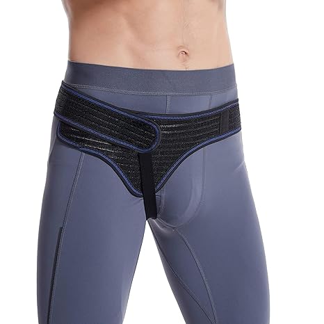 Hernia Belt Truss for Men and Women Left or Right Side Supportive with Removable Compression, Femoral, Comfortable Adjustable Waist Strap Guard