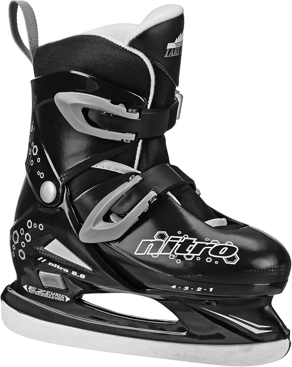 Lake Placid Boys Nitro 8.8 Adjustable Ice Skates
