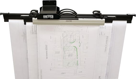 Hang-A-Plan, 18-36 Inches Wall Rack, Stores up to 750 Plans