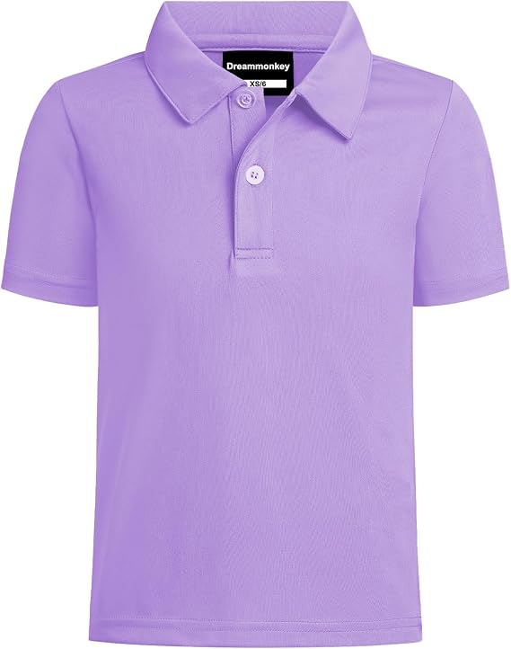 Dreammonkey 2T-16Years Stain Resistant Polo Golf T-Shirt School Uniform