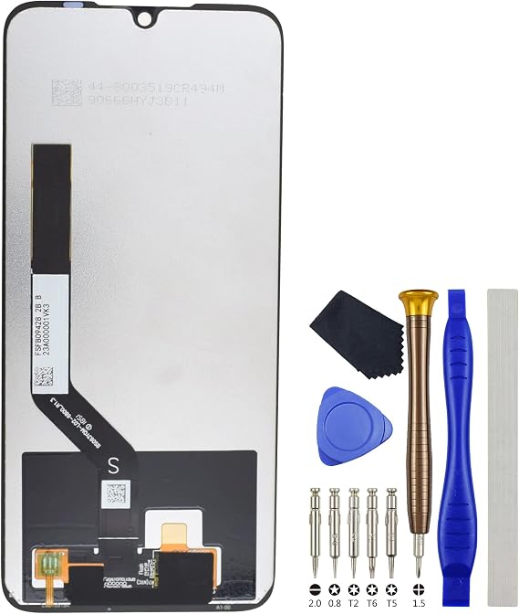 Full LCD Digitizer Touch Screen Assembly Replacement for Xiaomi Redmi Note 7 Redmi Note 7 Pro Including Tool Kit Black 6.3"