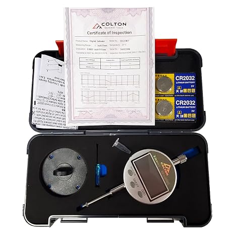 42020 | 1" Digital Dial Indicator x 0.0005" Graduation Electronic Drop Indicator