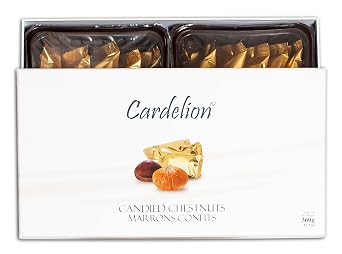 Cardelion Candied Chestnuts (360 Gram 12.6 oz, 20 Pieces)