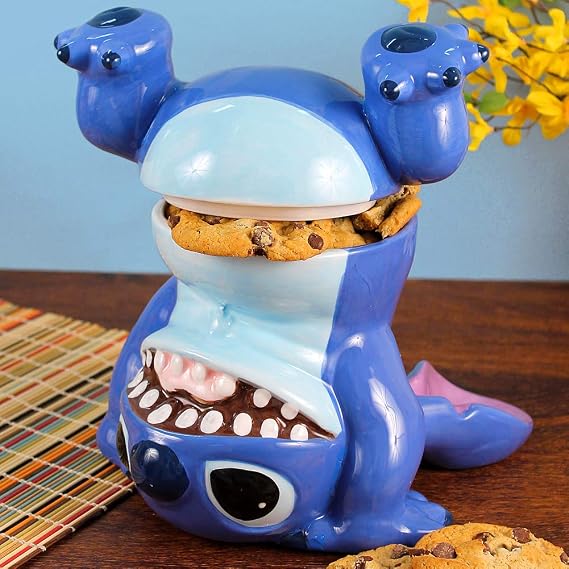 Disney Stitch Handstand Cookie Jar