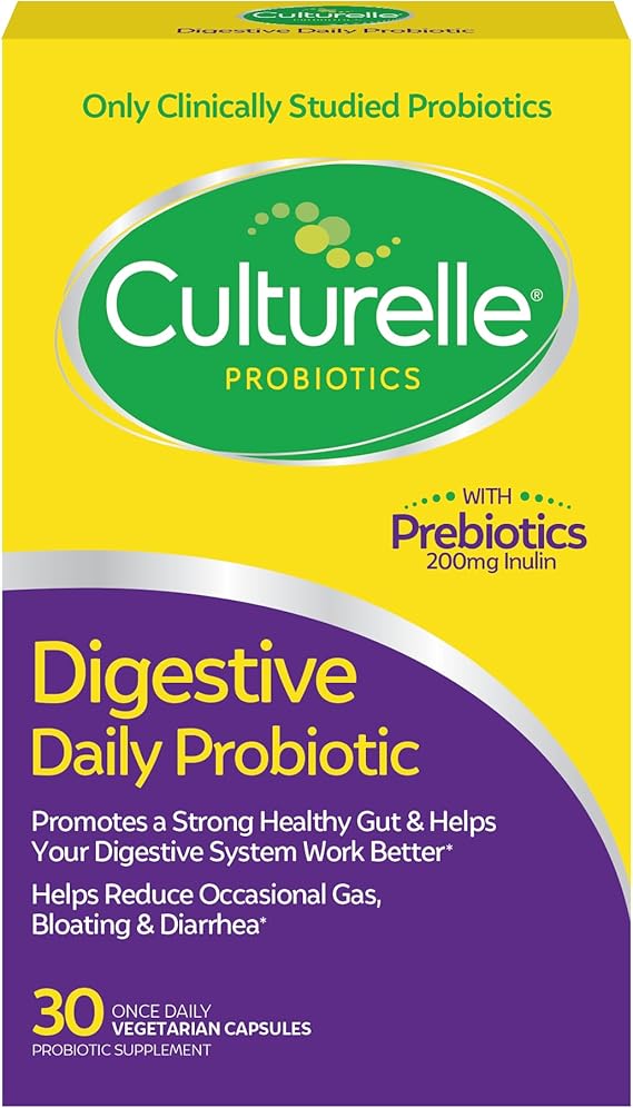 Culturelle Digestive Daily Probiotic for Men & Women, 10B CFUs, 30 Count