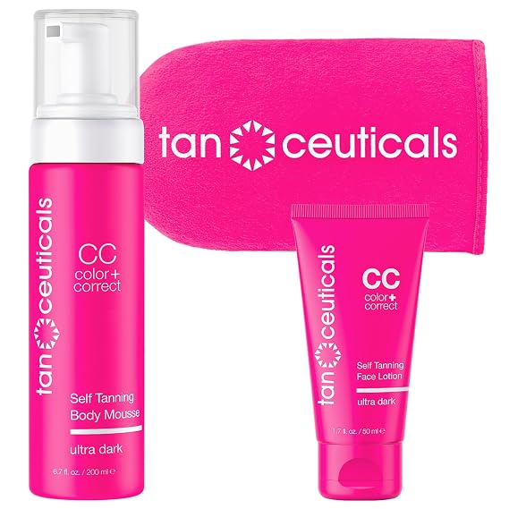 Tanceuticals Mousse Self Tanning Kit, Ultra Dark Shade