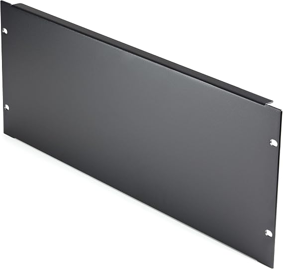 StarTech 4U Blanking Panel for 19in Server Rack, Steel Filler (RKPNL4U)